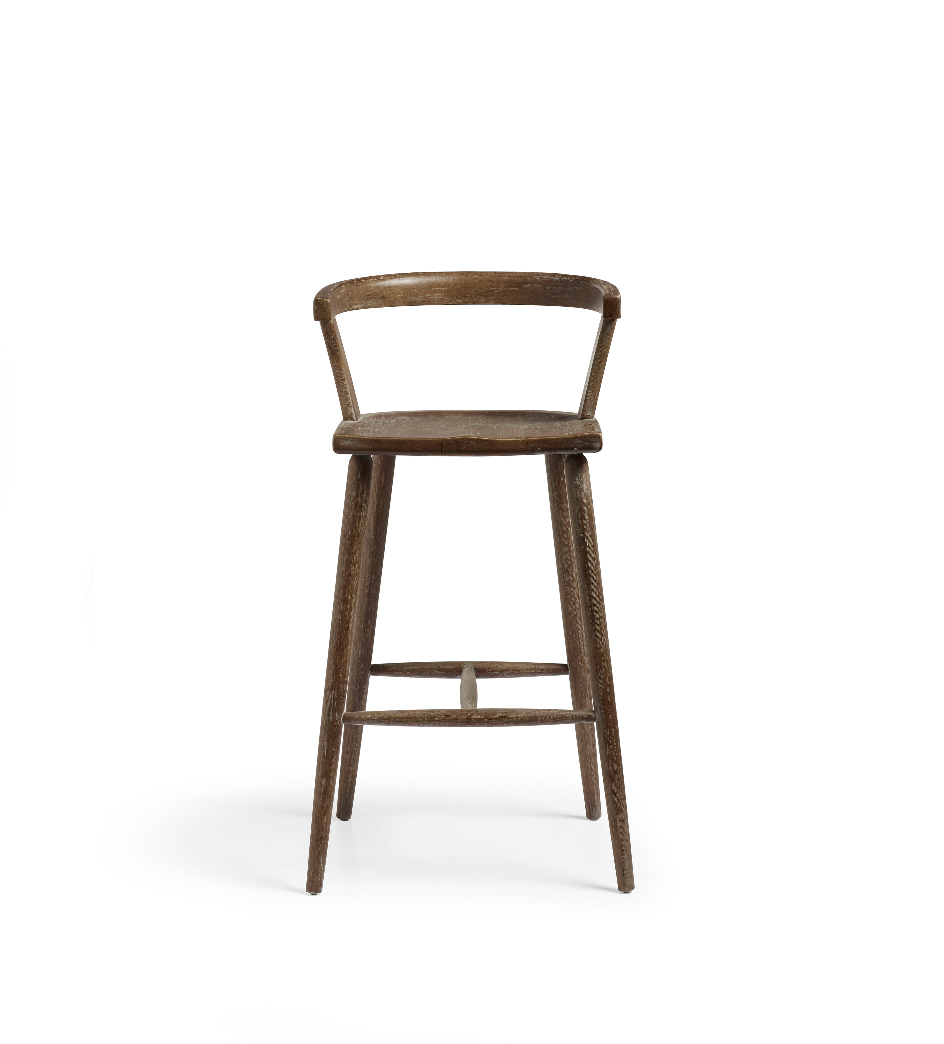 Altier Bar Stool - Burnt Oak
