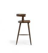 Altier Bar Stool - Burnt Oak