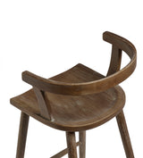 Altier Bar Stool - Burnt Oak