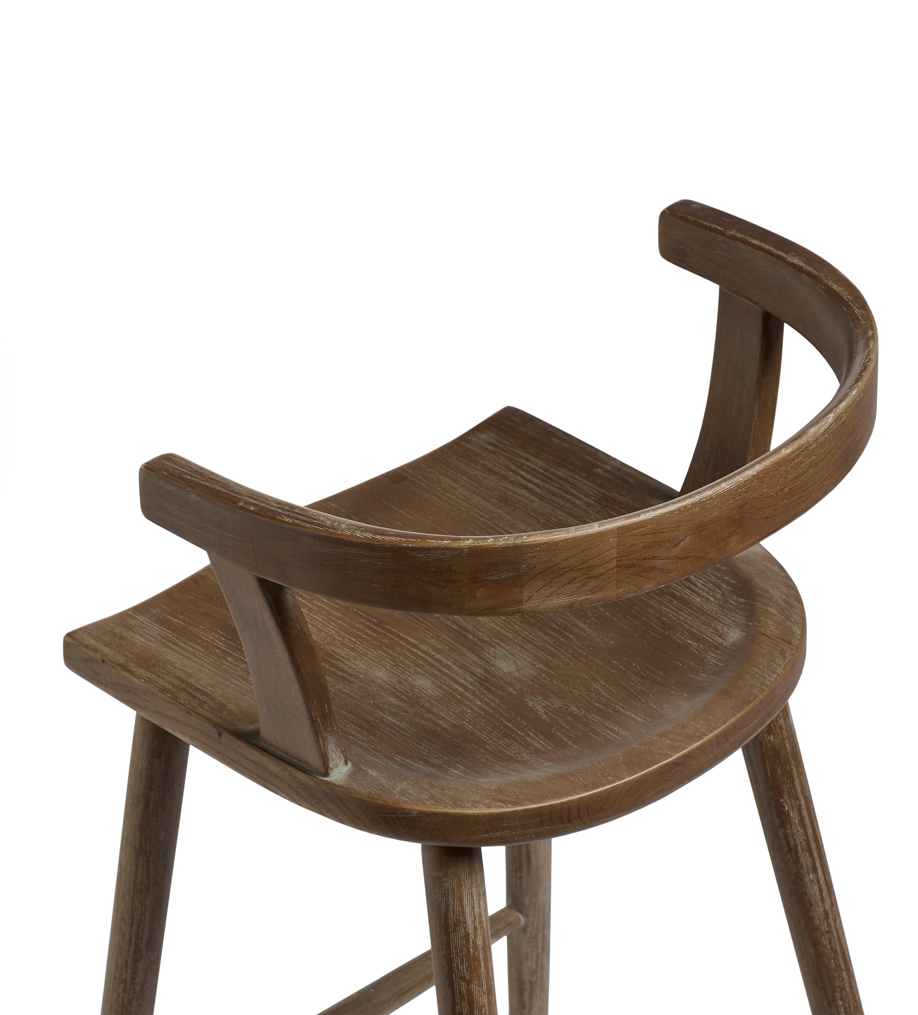 Altier Bar Stool - Burnt Oak