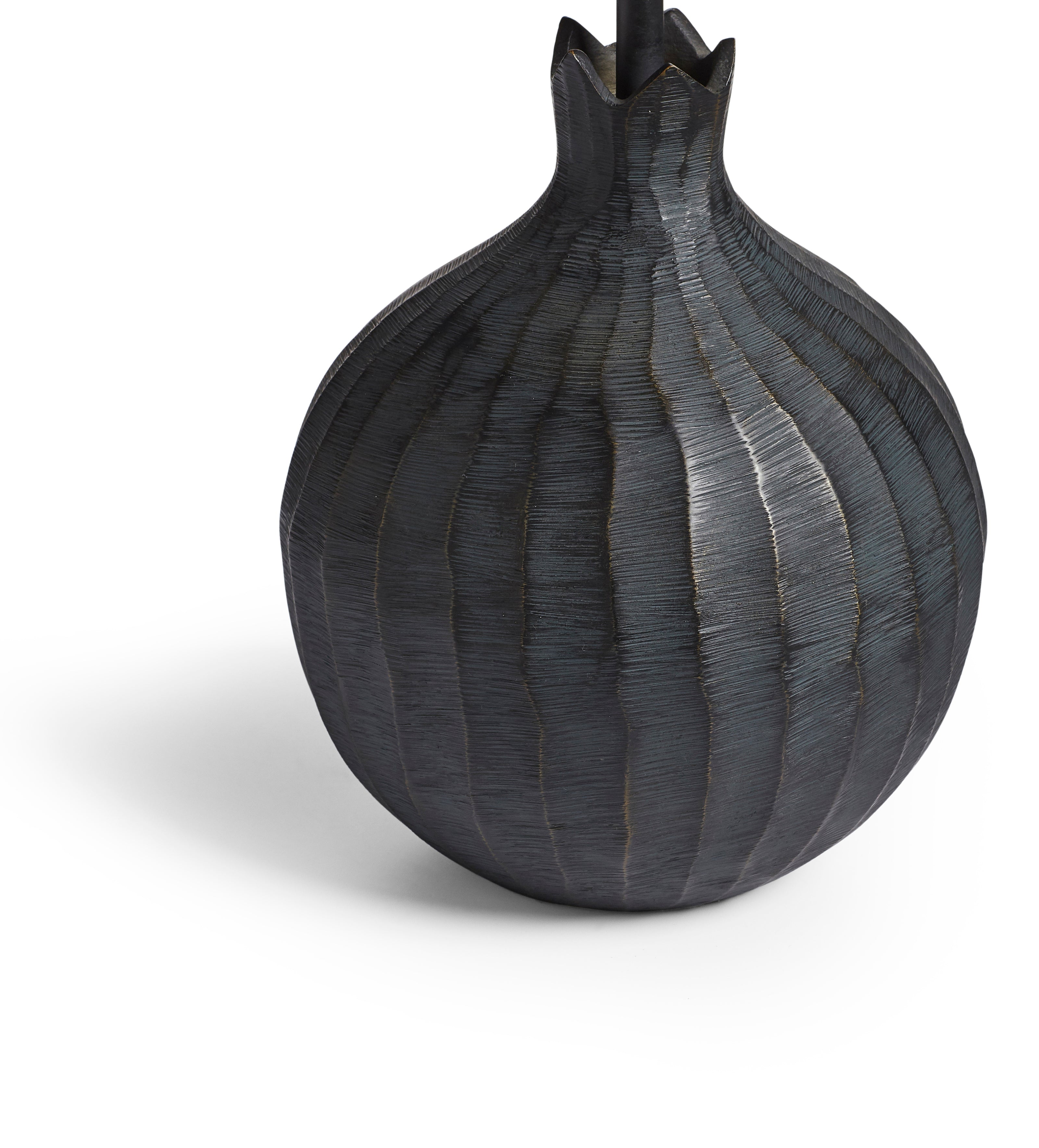 Anassa Table Lamp Base - Blackened Bronze