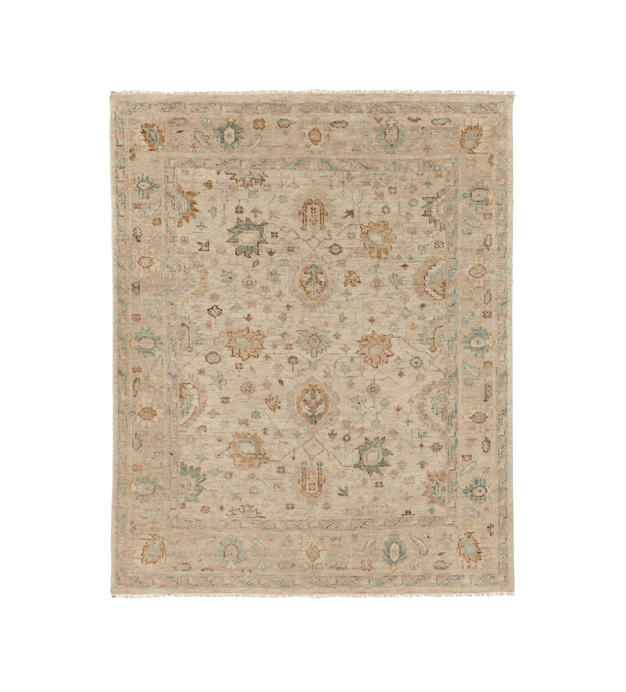 Anoushka Rug 244x305cm - Ivory/Blue