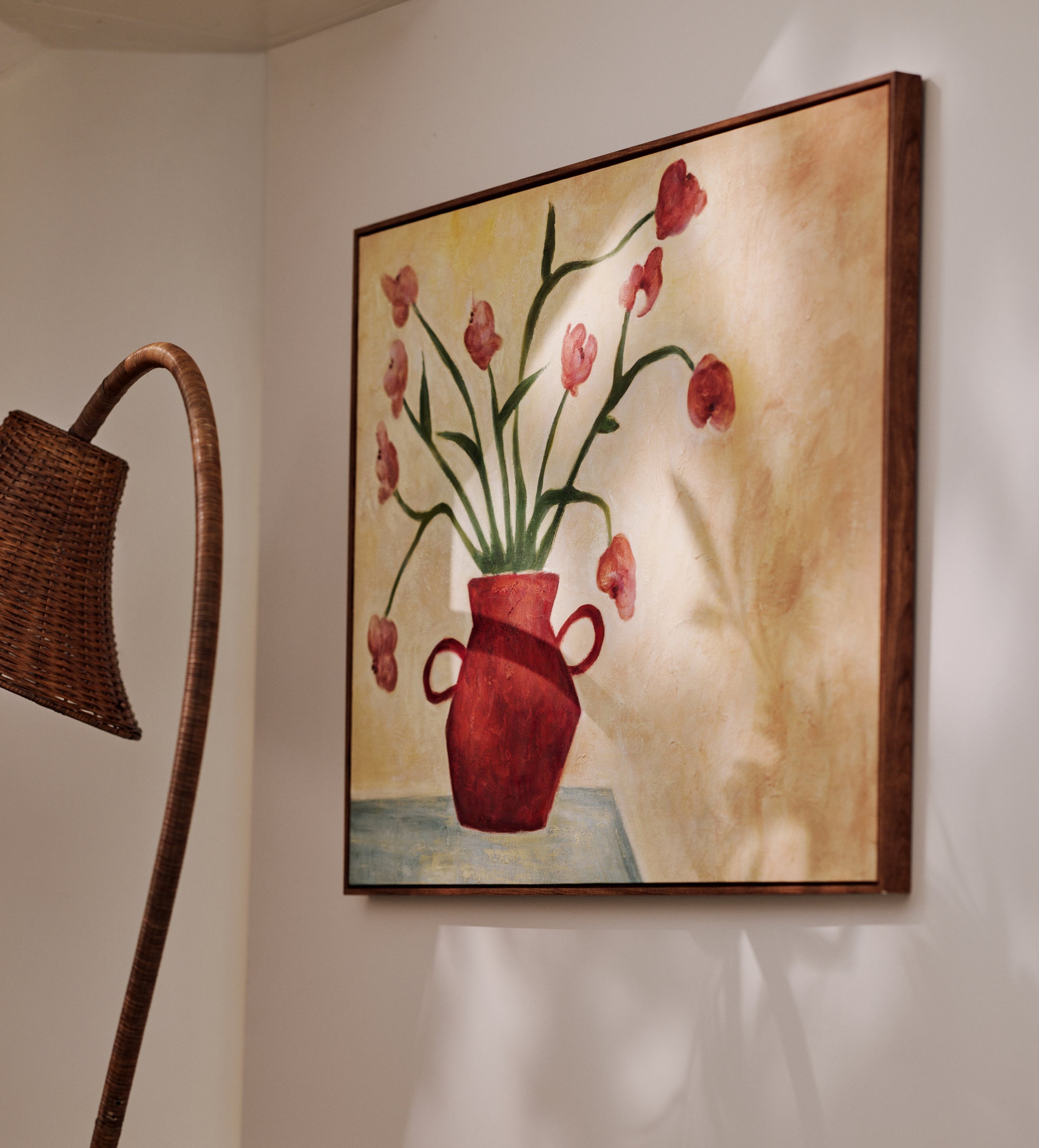 In Bloom Hand-Painted Wall Art - Multi