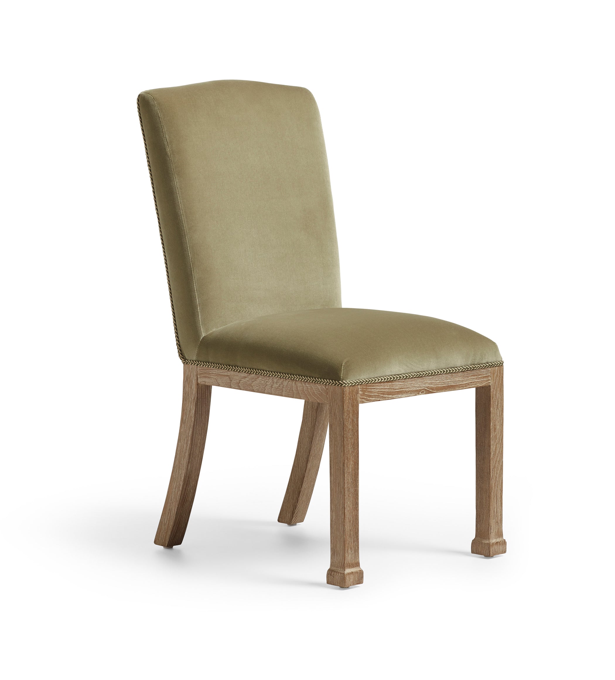 Anwen Velvet Dining Chair - Lichen