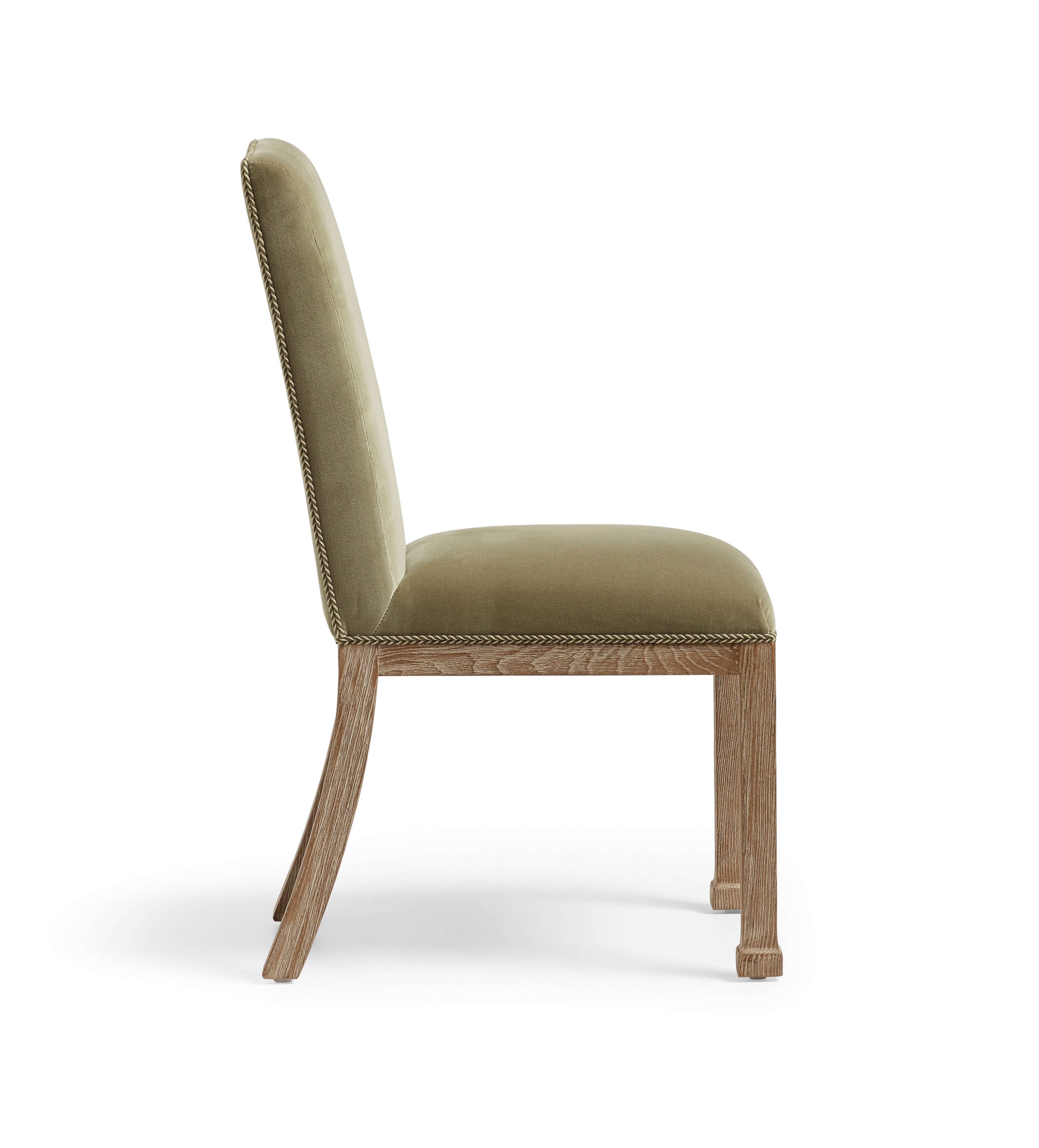 Anwen Velvet Dining Chair - Lichen