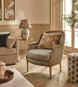 Arbre Linen Armchair - Ice Blue
