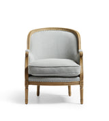 Arbre Linen Armchair - Ice Blue