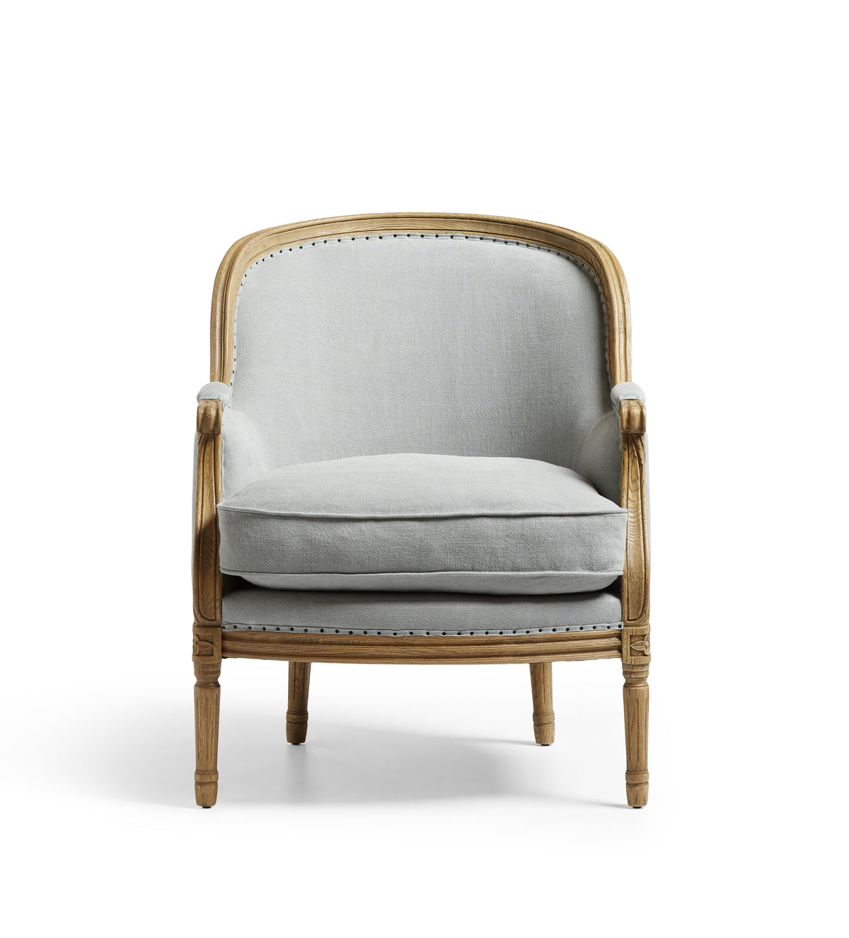 Arbre Linen Armchair - Ice Blue