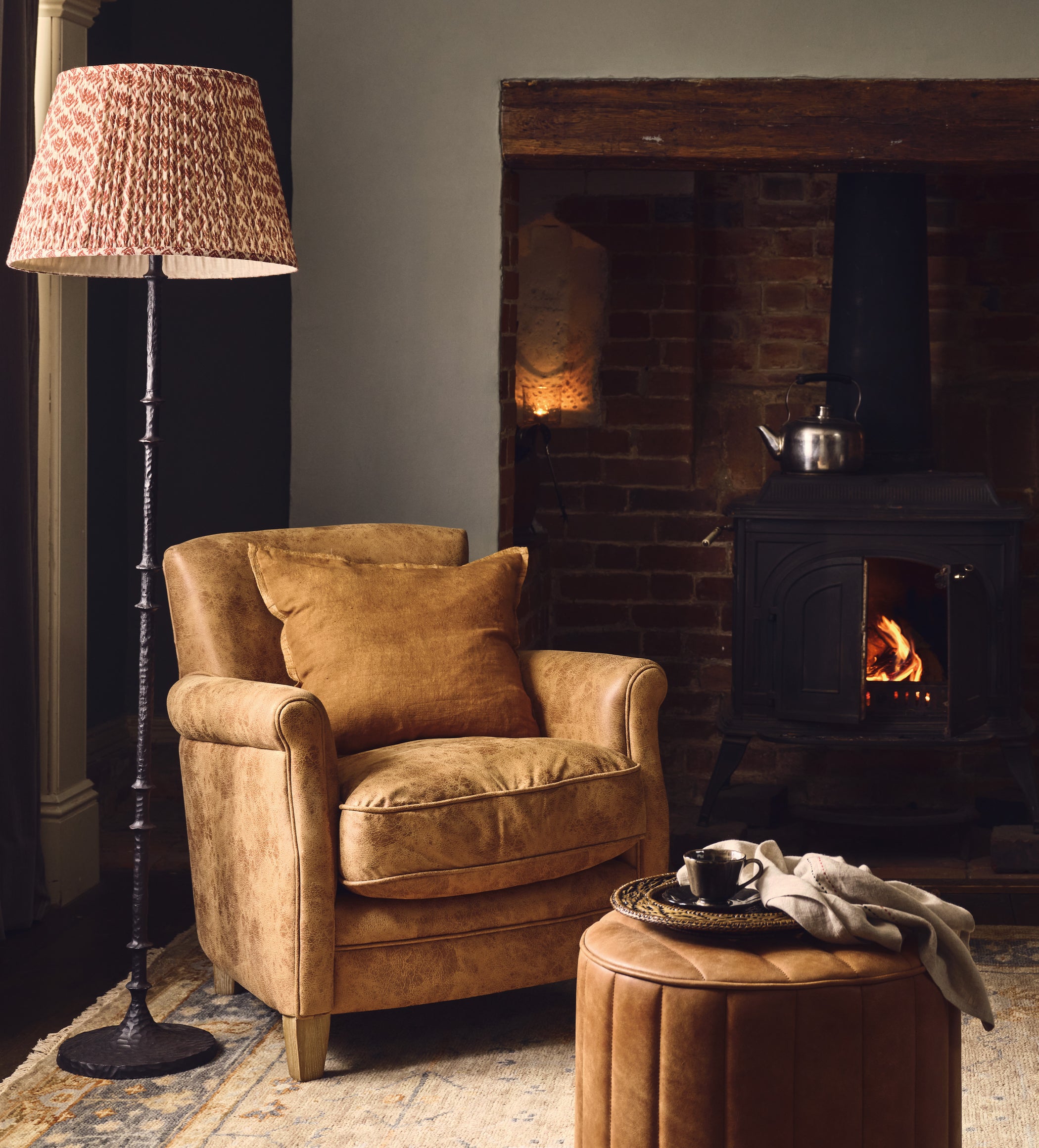Archibald Cushion Cover - Aged Terracotta