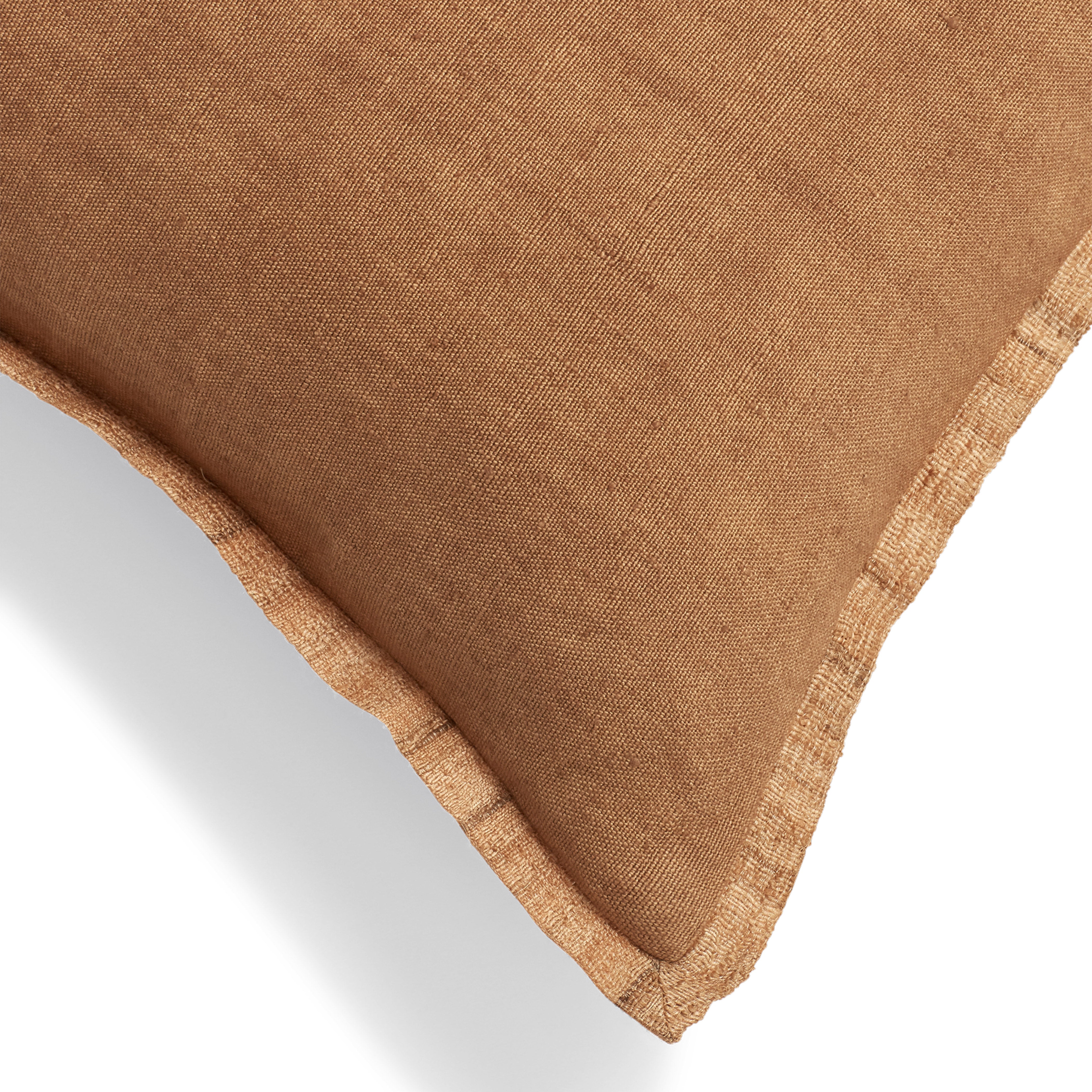Archibald Cushion Cover - Aged Terracotta Red | OKA