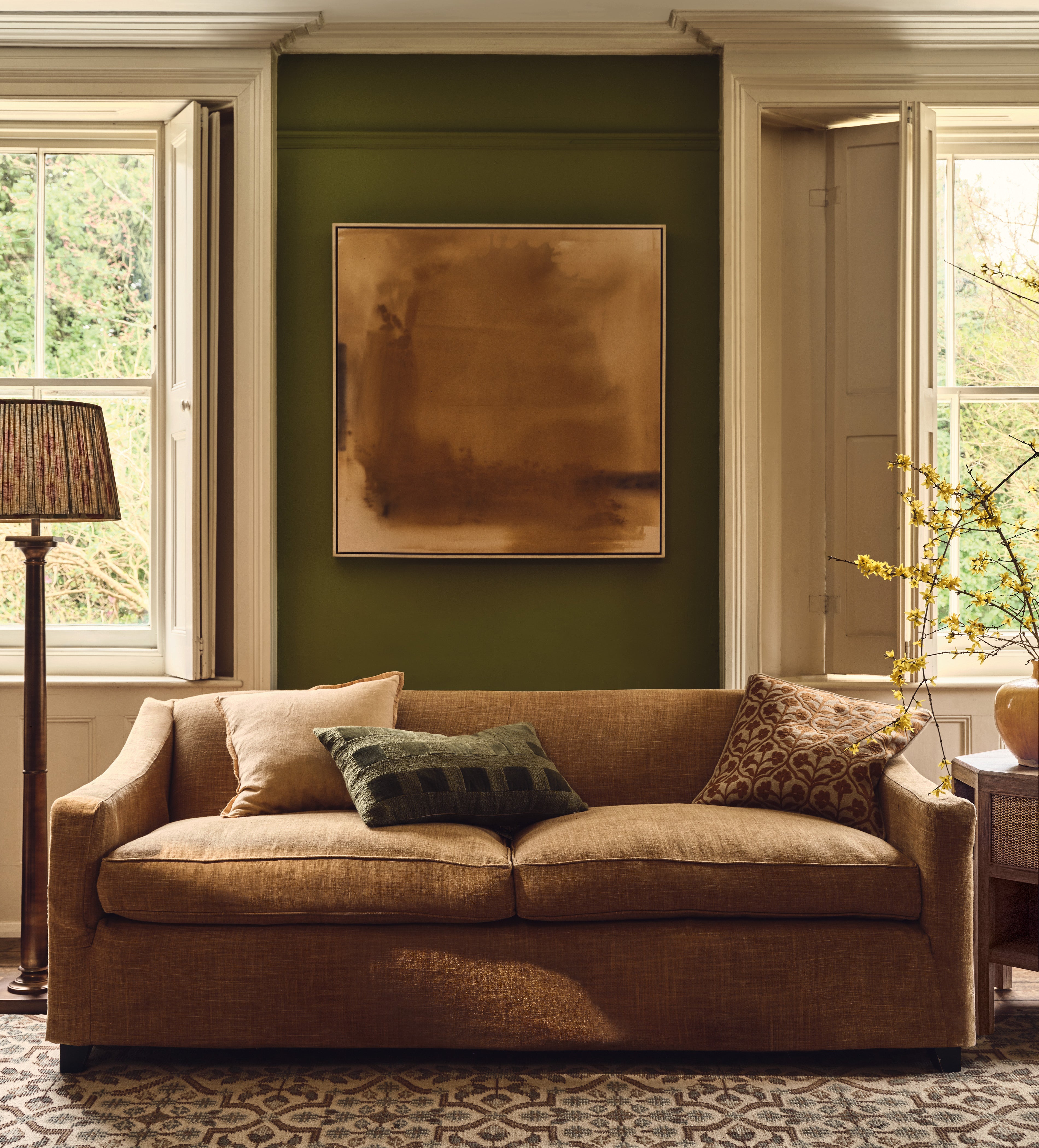 oldmountain veroa cushion cover キャメル