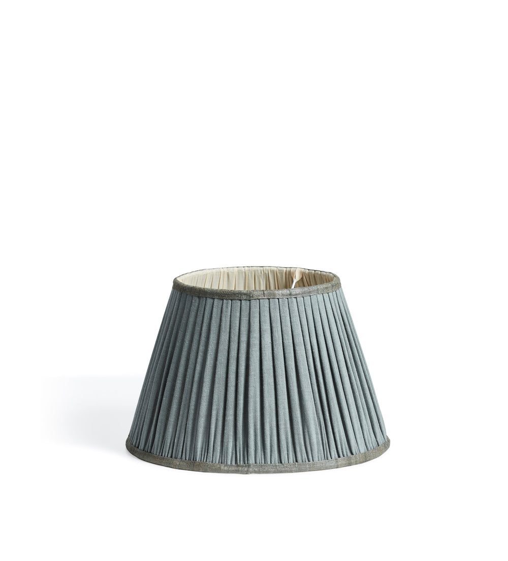 Archibald Pleated Linen Lampshade 35cm - Sage