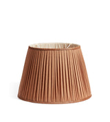 Archibald Pleated Linen Lampshade 45cm - Apricot