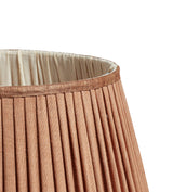 Archibald Pleated Linen Lampshade 45cm - Apricot