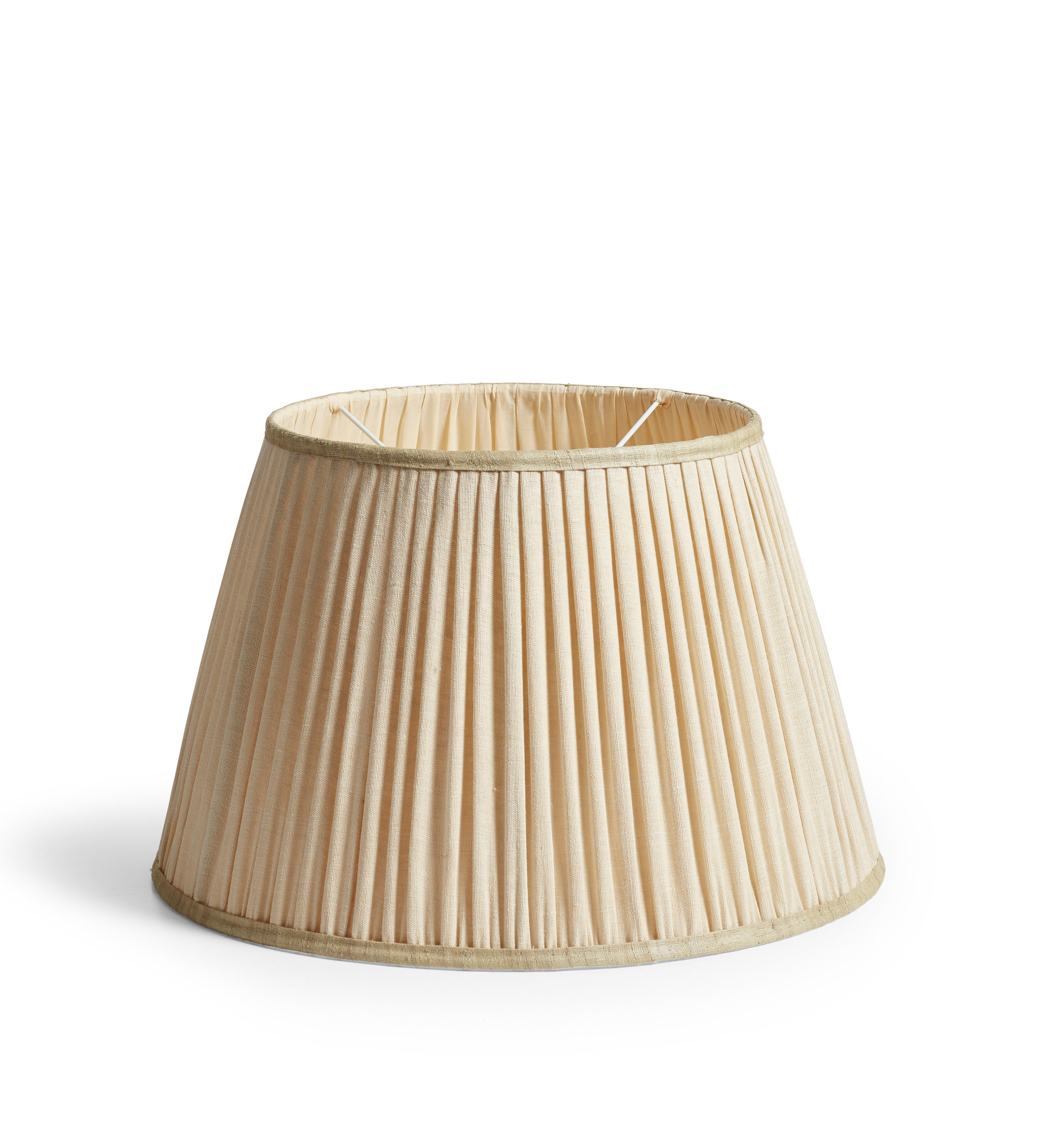 Archibald Pleated Lampshade 17cm - Oyster | OKA