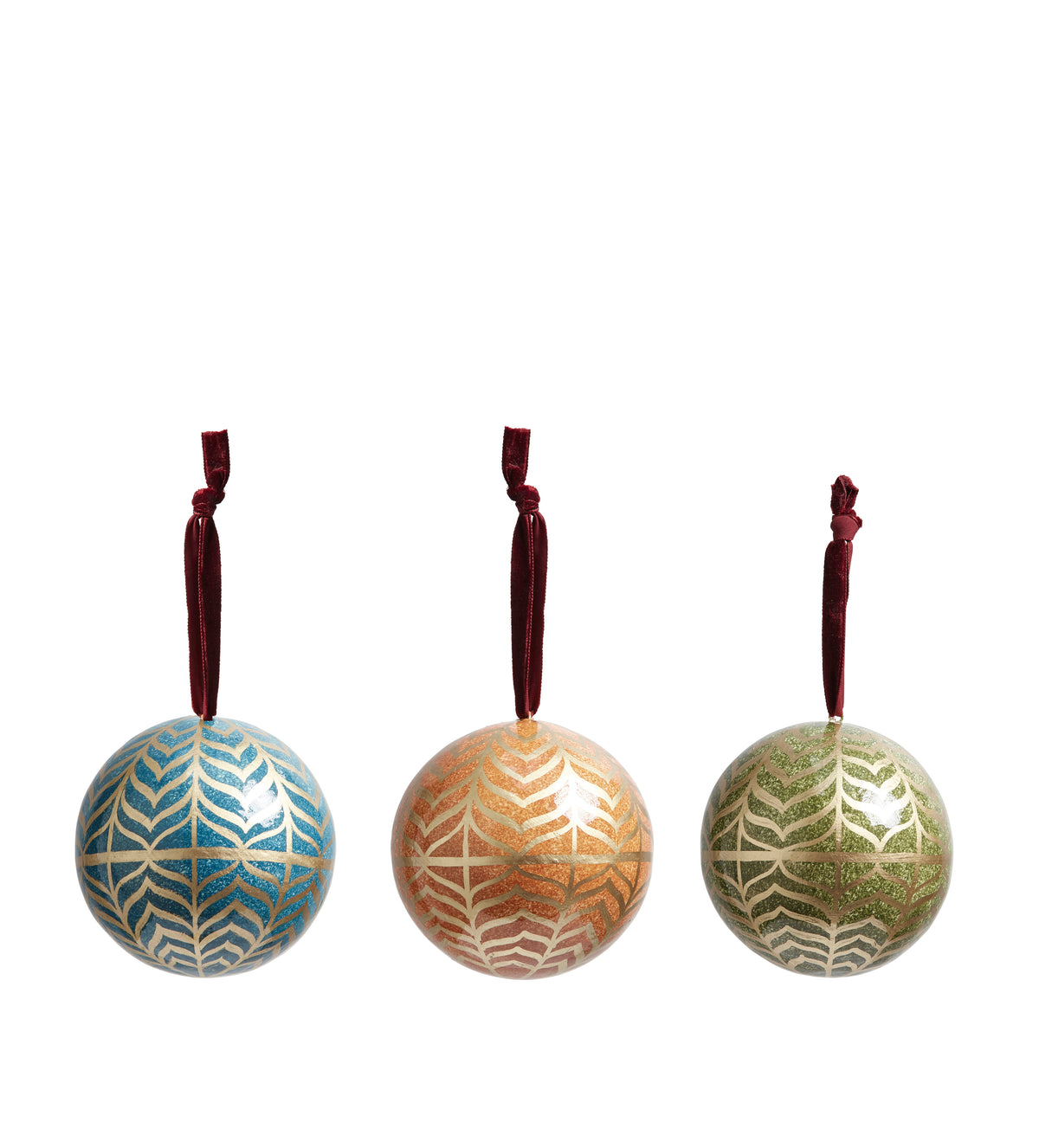 Arco Baubles - Set of Three - Multi