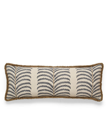 Areca Bolster Cushion Cover - Air Force Blue