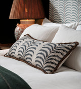 Areca Bolster Cushion - Air Force Blue