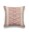 Areca Cushion Cover - Blood Orange/Air Force Blue
