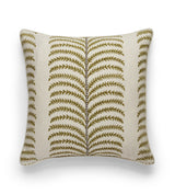 Areca Cushion Cover - Dirty Lime