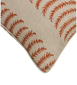 Areca Cushion Cover - Dirty Orange/Airforce Blue