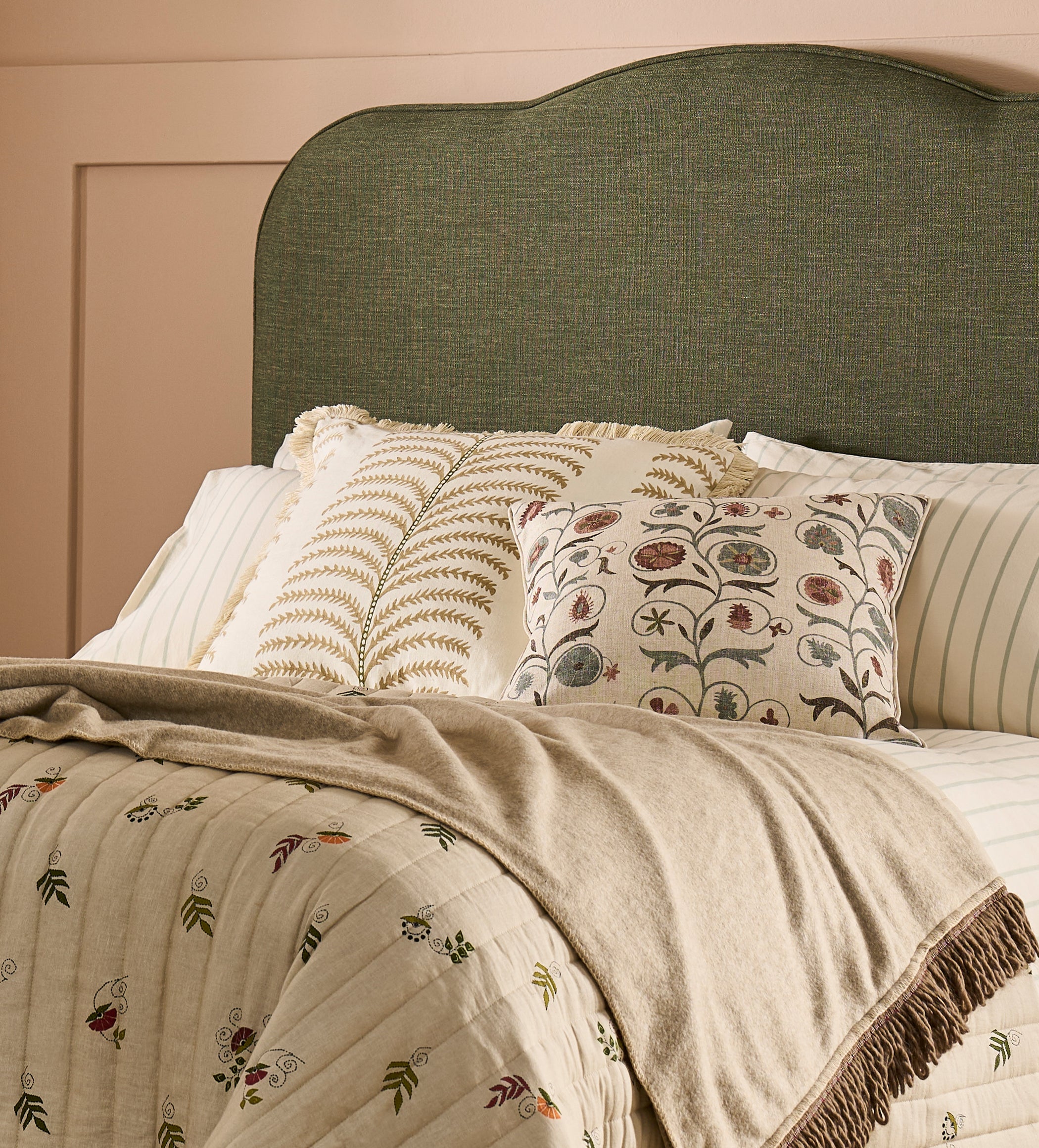 Areca Cushion Cover - Oatmeal