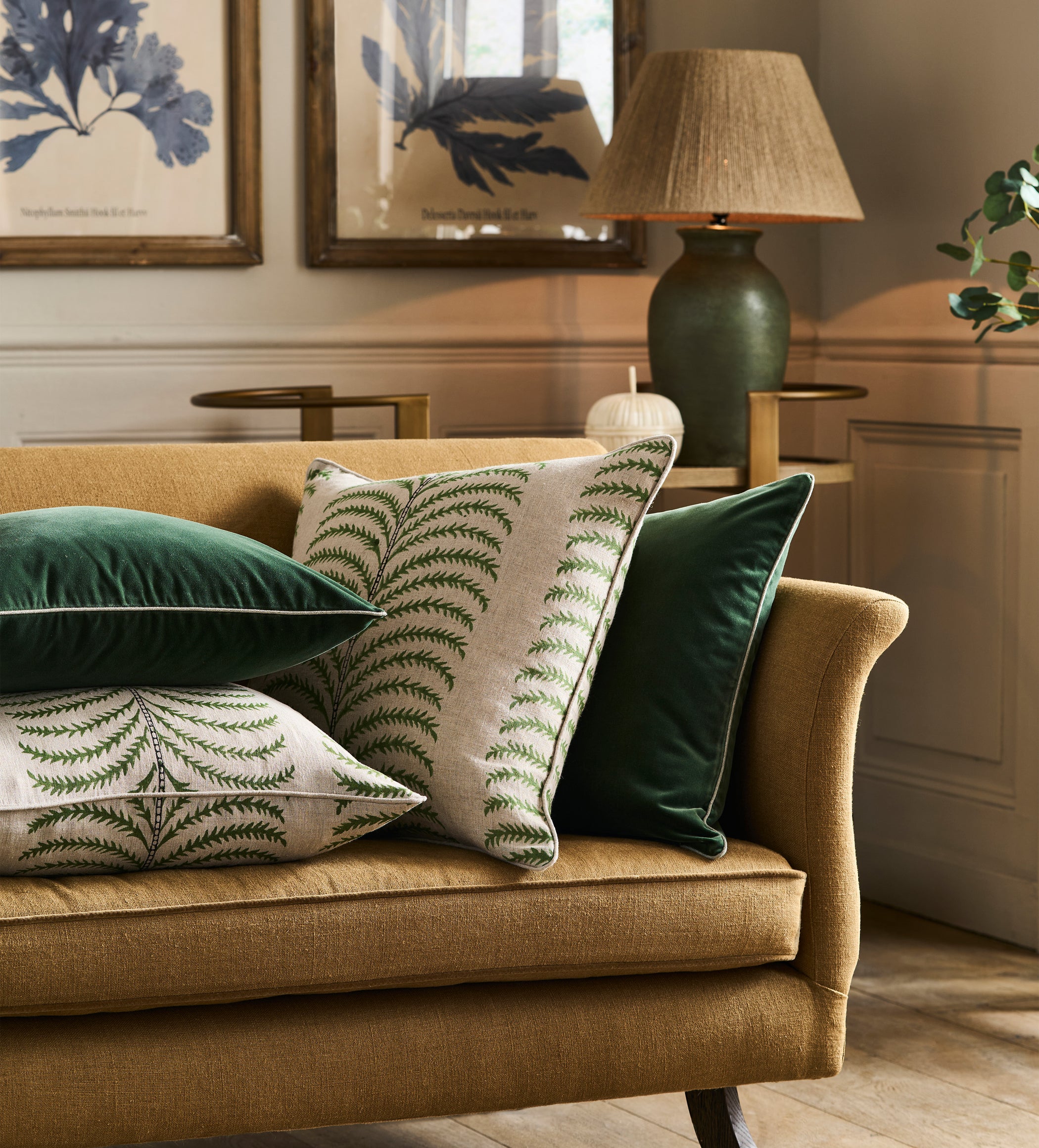 Areca Cushion Cover - Putting Green