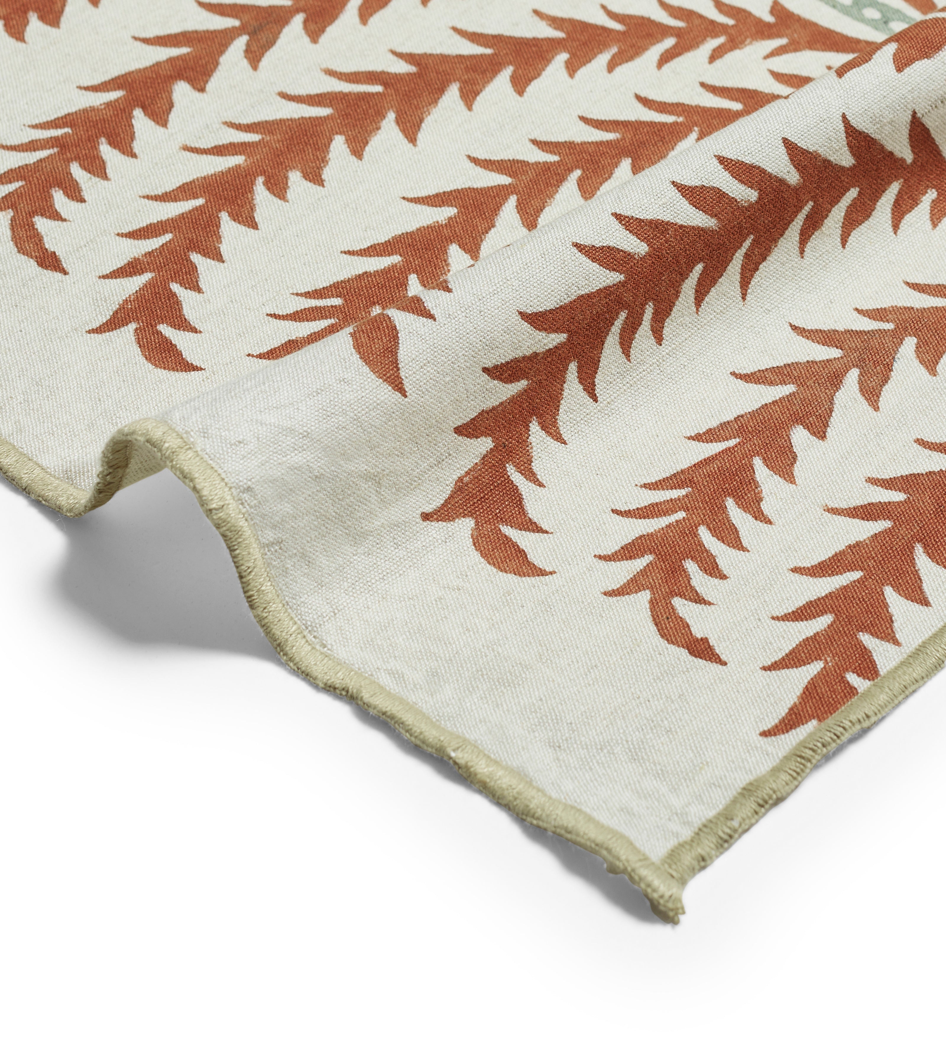 Areca Napkins - Set of Four - Earthy Red