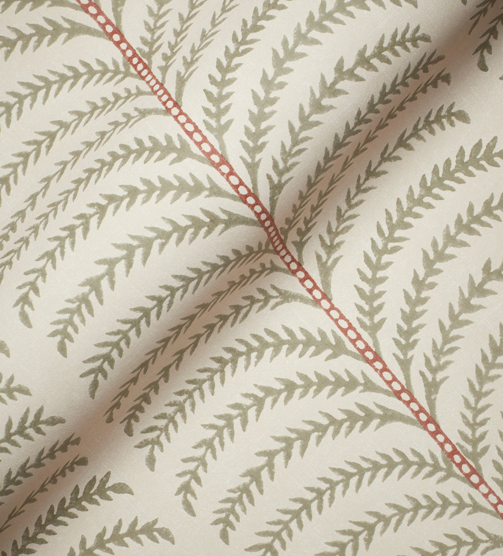 Areca Wallpaper, A4 Sample - Lichen