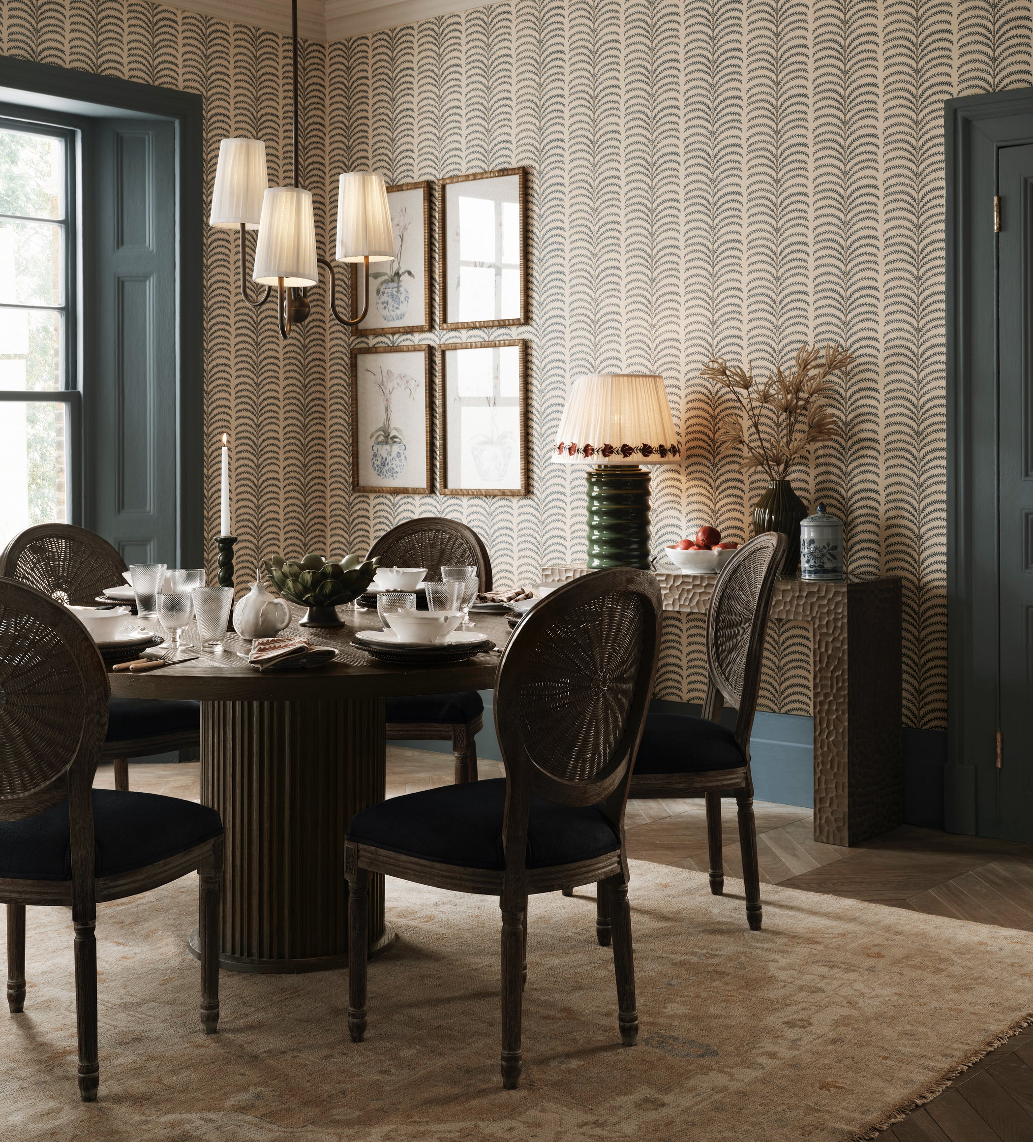 Areca Wallpaper - Warm Celadon