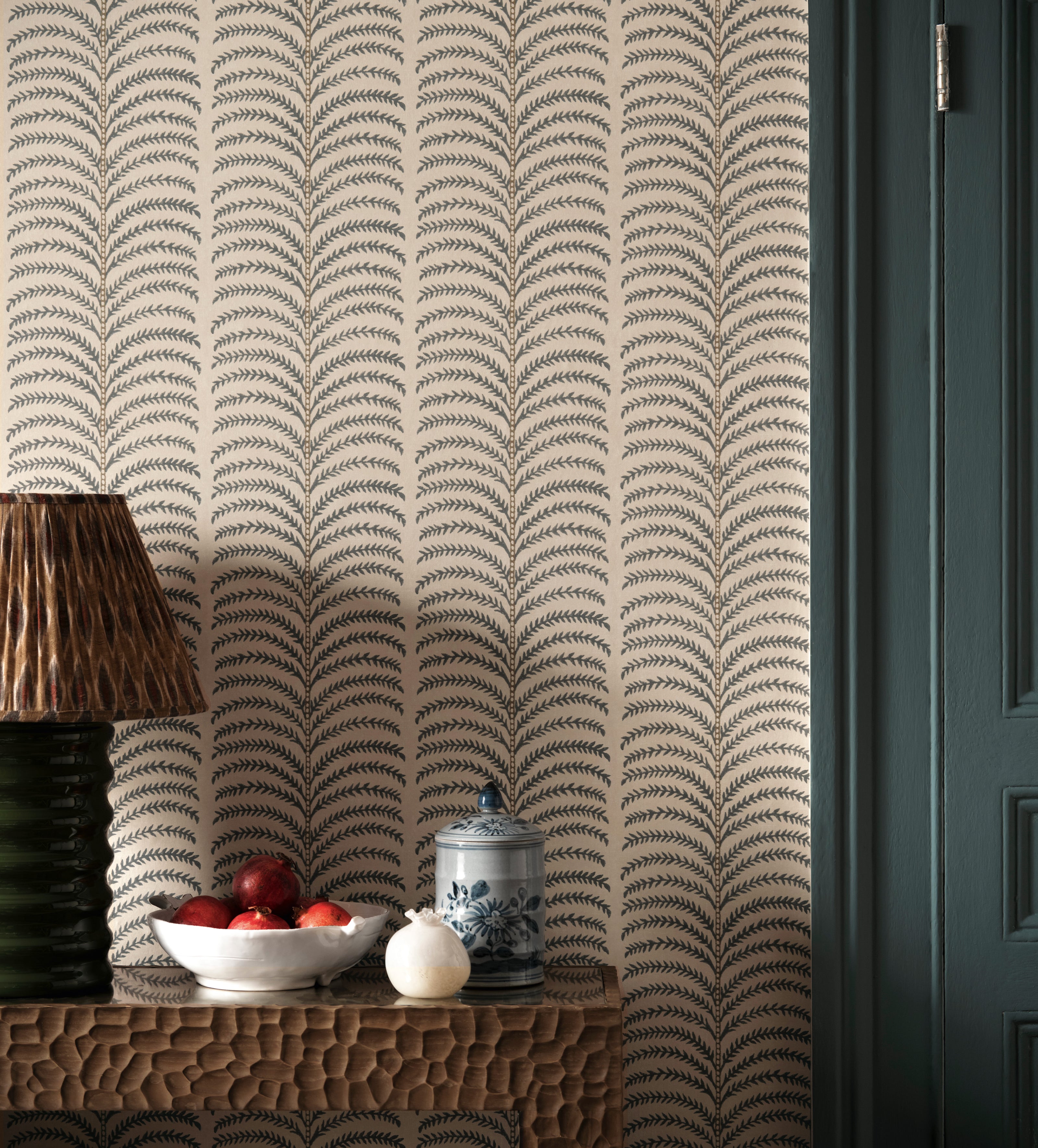 Areca Wallpaper - Warm Celadon