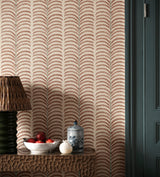 Areca Wallpaper - Warm Red