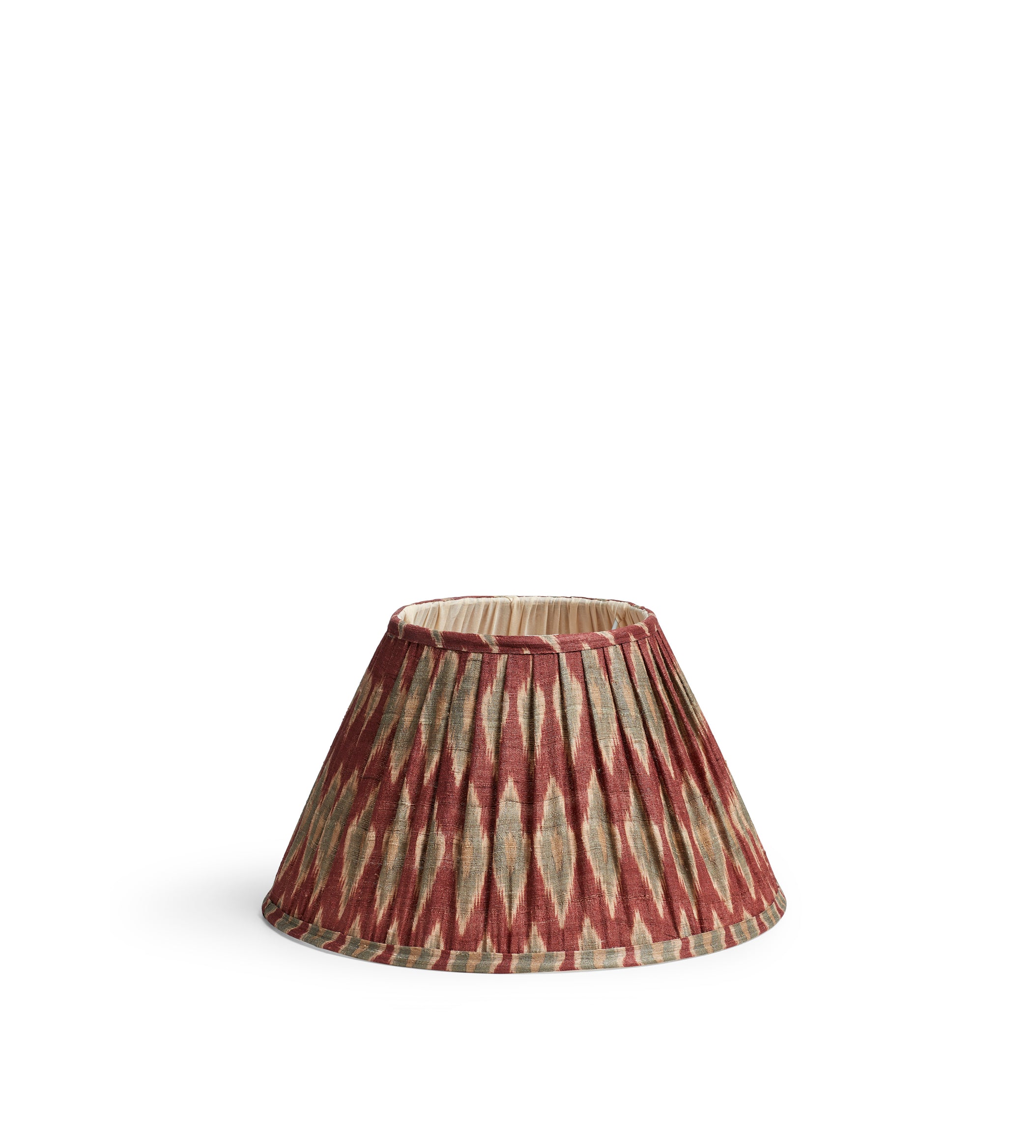 Argyle Lampshade 35cm - Warm Red