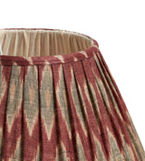 Argyle Lampshade 35cm - Warm Red
