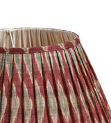 Argyle Lampshade 45cm - Warm Red