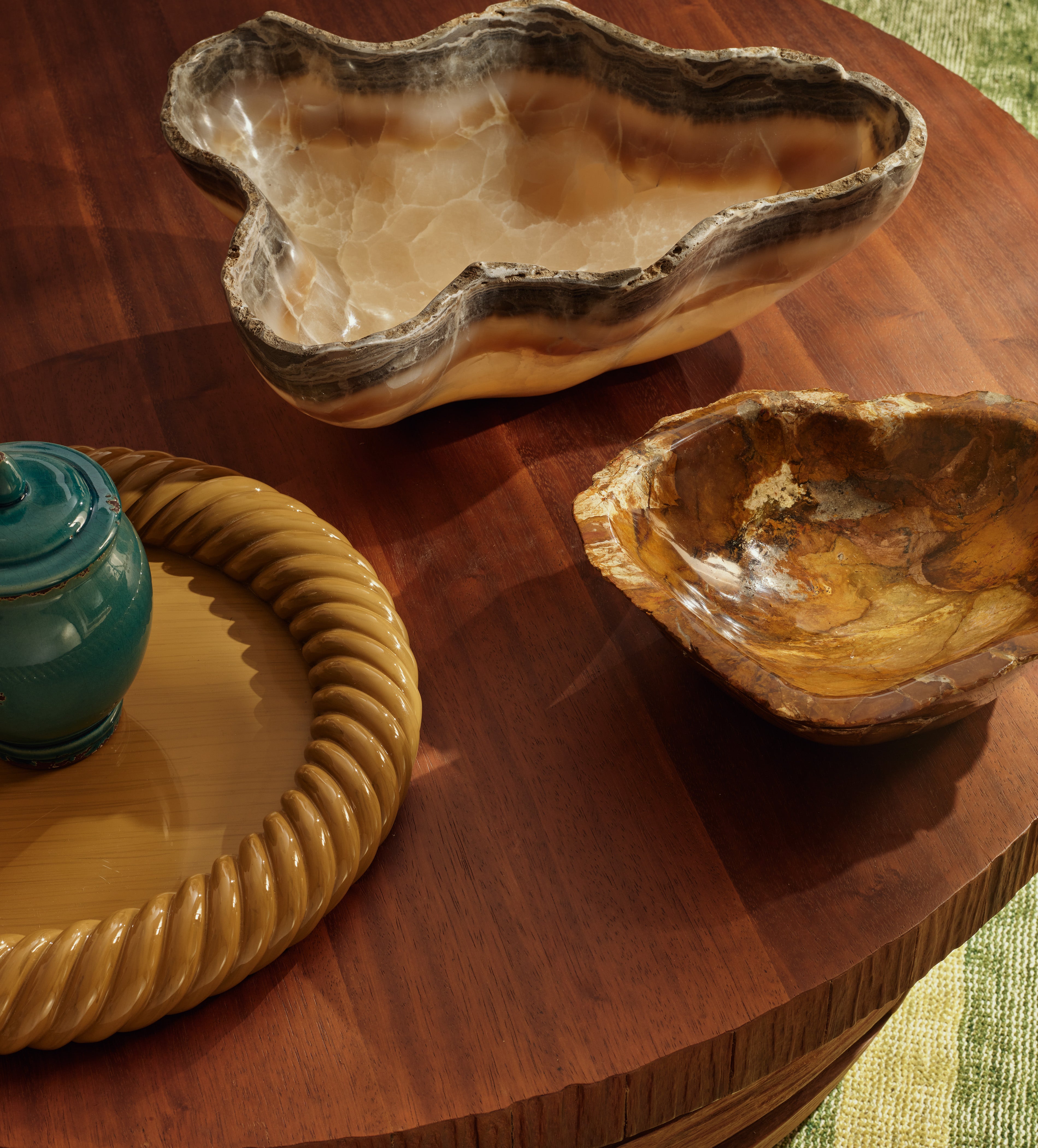 Asa Decorative Onyx Bowl - Onyx | OKA