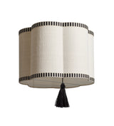 Asphodel Lampshade 55cm - Ivory/Black
