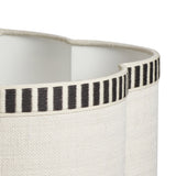 Asphodel Lampshade 55cm - Ivory/Black