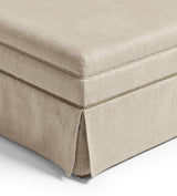 Aston Ottoman - Wild Oats Herringbone