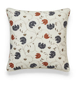 Atara Cushion Cover - Air Force Blue/Russet