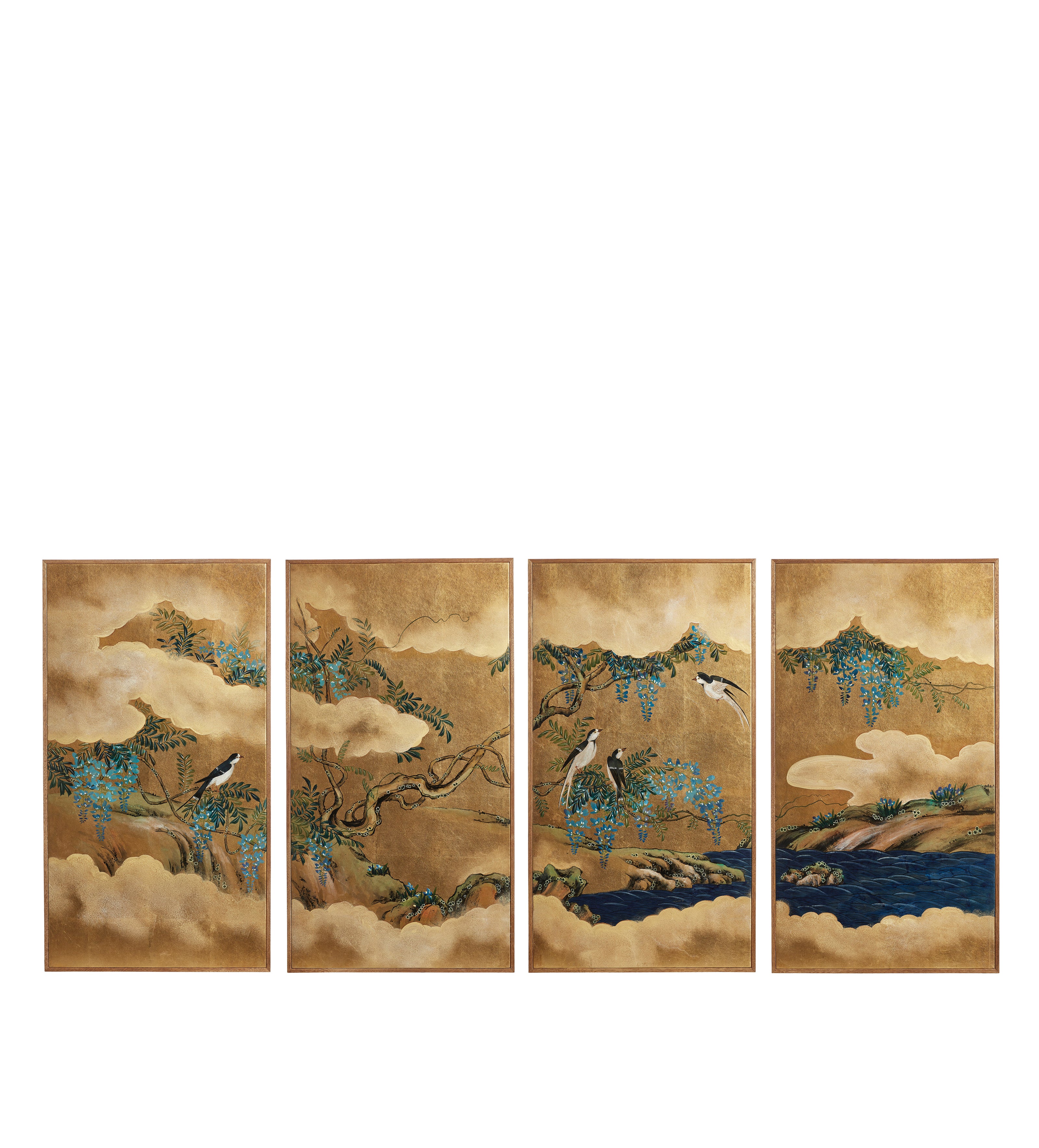 Avesco Wall Art Panels - Set of Four - Multi