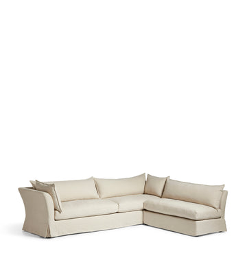 Avitus Linen Corner Sofa - Natural