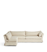 Avitus Linen Corner Sofa - Natural