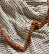 Avonlea Throw with Fringing - Ochre