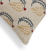 Babur Cushion Cover - Petrol/Ochre