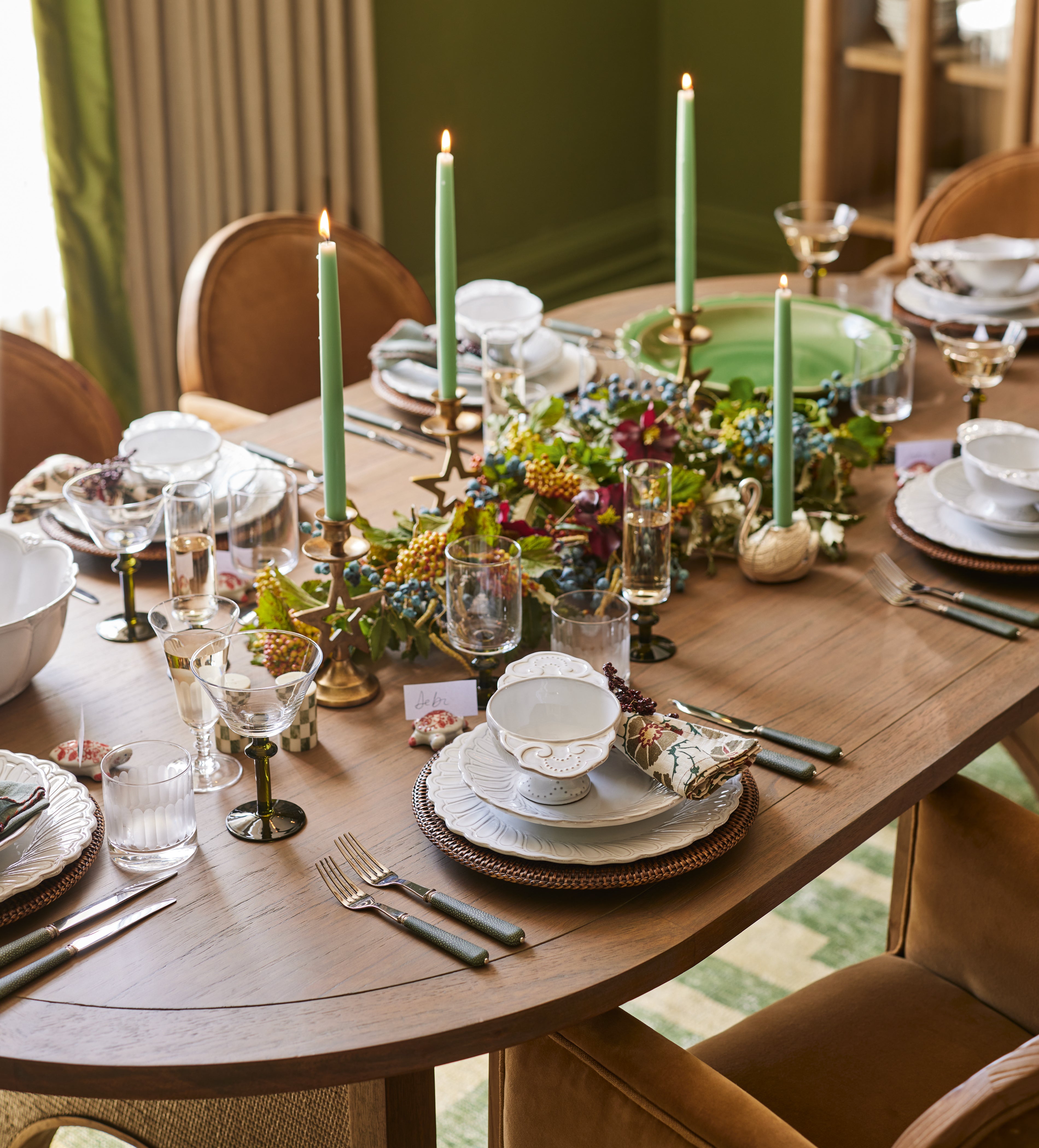 Balabac Oval Dining Table - Natural | OKA