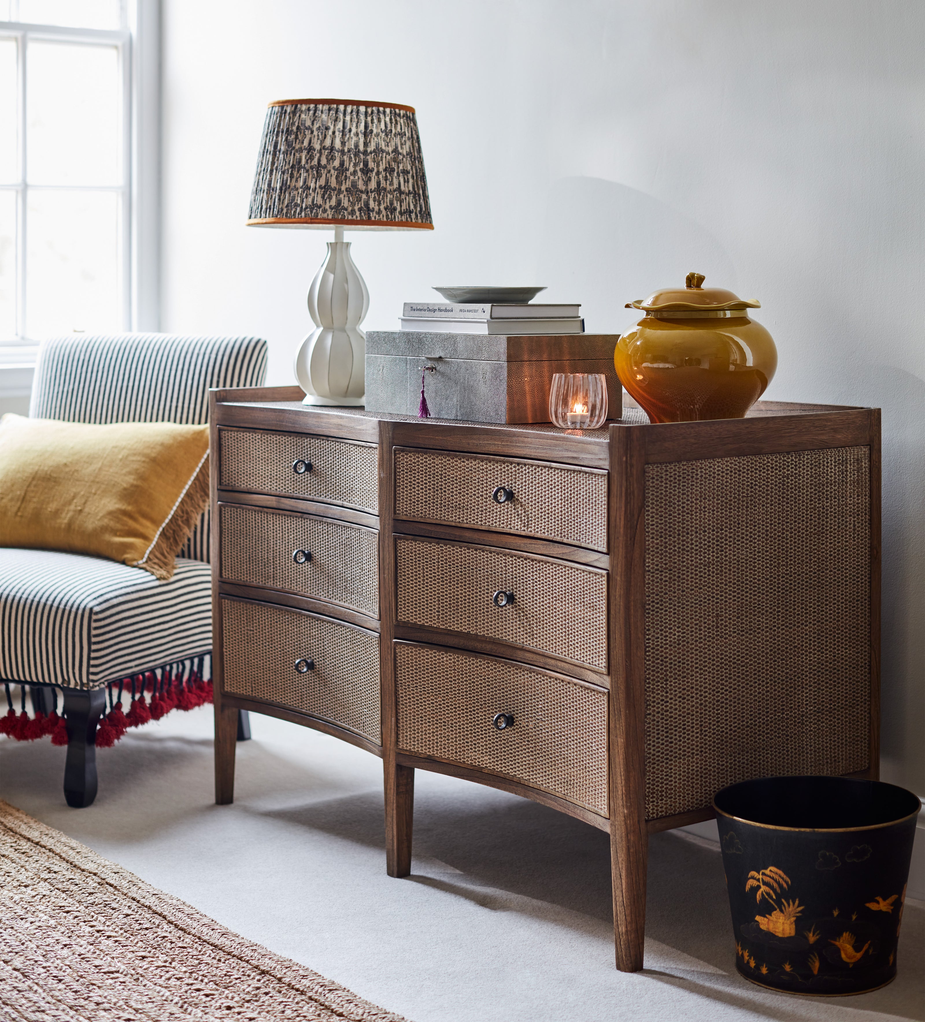 Balabac Rattan Chest of Drawers - Natural