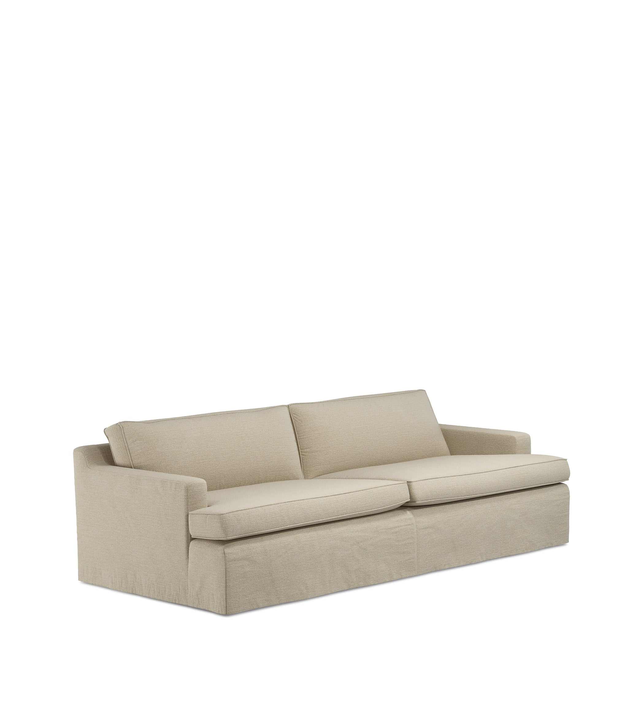 COVER ONLY - Beale Clever Linen Loose Cover for 3-Seater Sofa - Dove