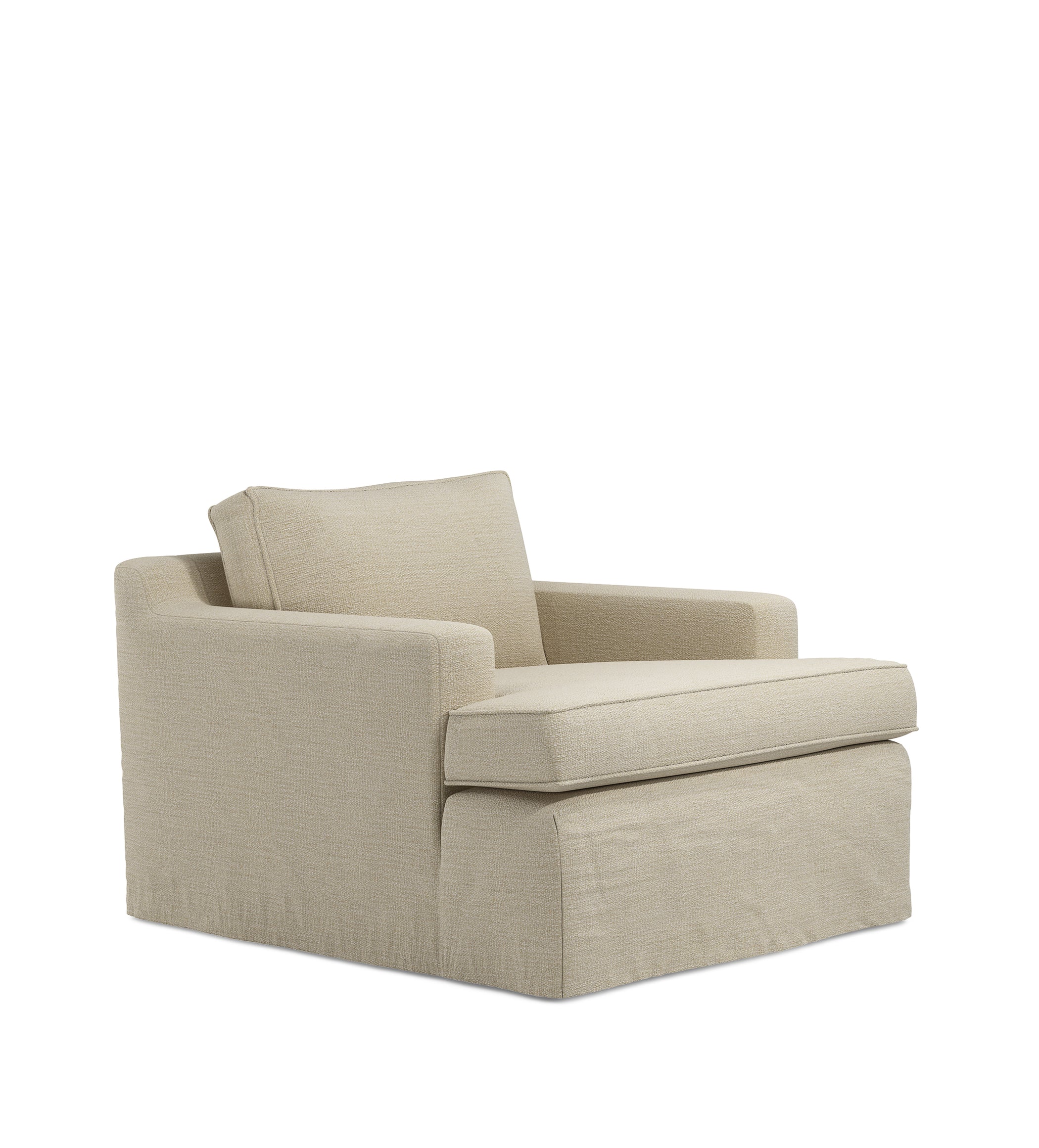 COVER ONLY - Beale Clever Linen Loose Cover for Armchair - Dove