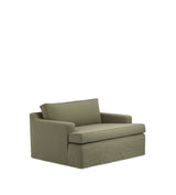 COVER ONLY - Beale Clever Linen Loose Cover for Loveseat - Dune Green